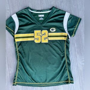 Green Bay Packers Women’s Fitted Clay Matthews #52 Jersey Size Large